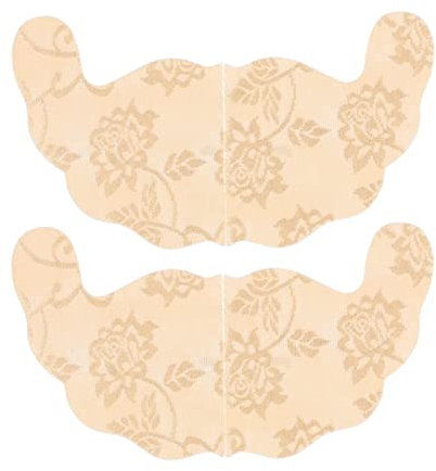 12 pezzi reggiseni appiccicosi in pizzo da donna, reggiseno adesivo invisibile per seni grandi, nastro per tette - sollevamento del seno grande, reggiseno per capezzoli ( Color : Nude , Size : F )