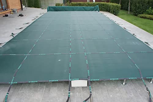 Pool Sicherheitsabdeckung Grüne Unterirdische Poolabdeckung 200cm 300cm 400cm 500cm 600cm / 700cm / 800cm / 900cm / 1000cm, Rechteckig / Nierenförmig / Quadratisch Massiv Pool Netzabdeckung, Pool Prot