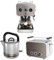 Russell Hobbs Frühstücksserie: Espressomaschine (Siebträgermaschine 15 Bar) + Wasserkocher (1,5l,Schnellkochfunktion) + Toaster (für 2 Scheiben,extra breite Toastschlitze) [Serie Distinction titanium]