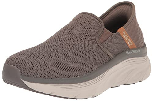 Skechers Men's D'lux Walker Orford Slip-in Penny Loafer, Brown, 10 UK