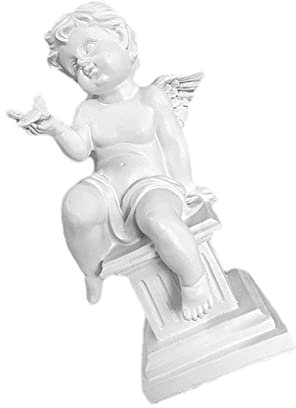 Facynde Gartenstatuen Engel, Religiöse Feen Garten Figuren Gartendekoration Grabengel Wetterfest Kniend Und Betend