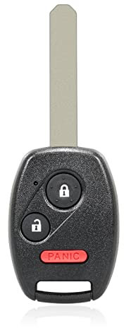 MACHSWON MLBHLIK-1T Replacement Smart Proximity Keyless Entry Remote Key Fob for Honda 313.8MHz CR-V CR-Z Fit Insight Accord Crosstour 3 Buttons with Door Key 46 Chip Black