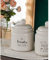AD TREND Barattolo Porta Biscotti Decorativo con Scritte in Ceramica Linea Rich - Fantasia 2, 15 cm x 20 cm