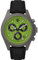 Timex Expedition North Herren-Armbanduhr, 43 mm, schwarzes, zweiteiliges Silikonarmband, grünes Zifferblatt, Titangehäuse TW2V96400