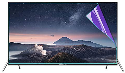 ROCKYMO Adatto per LCD, LED, OLED 4K e QLED e Schermo Curvo, Protezione Schermo da 27-75 Pollici, Filtro Anti-Luce Blu, Protezione Schermo per Monitor Luce Blu (42 inch 917X516mm)