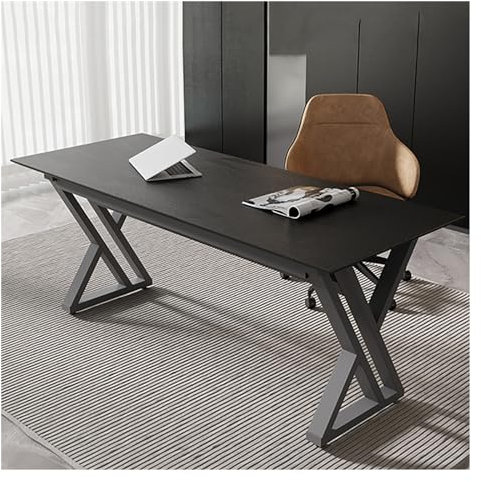 Pieds De Table en Métal Jambes,Meuble pour Table À Manger Pieds De Table,Rectangulaires Pieds De Table De pour Meubles en Métal,pour Table Basse,Bureau Moderne,Table De Chevet,Banc (Color : Black, S