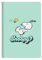 SNOOPY GROOVY Notizbuch, 80 Blatt, Hardcover, 1Design, ideal für Kinder verschiedener Altersgruppen, bequem und vielseitig, Qualität und Widerstandsfähigkeit, 21,5 x 1 x 31 cm, Wassergrün