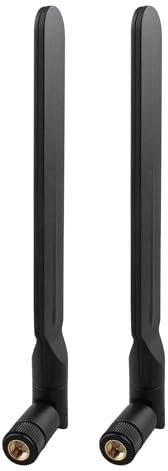 Futheda 2 Stück 4G LTE Antenne SMA Stecker 9dBi Omnidirektionale Antenne Kompatibel mit 4G LTE Wireless CPE Router Hotspot Mobilfunk Gateway Industrieller IoT Router Wildkamera