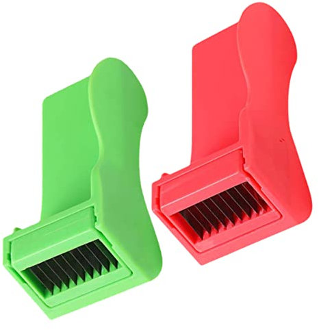 KICHOUSE 2pièces Râpe à Légumes Multifonctionnelle Coupeur De Haricots Verts Et Râpe à Cucurbitacées Avec Des Outil De Cuisine Pratique Pour Découpe Sécurisée Et Précise