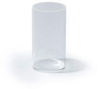 PLEXIGLAS® Rohr XT ø 120/110 mm, L = 900 mm / 0,9 Meter mit verklebtem Boden