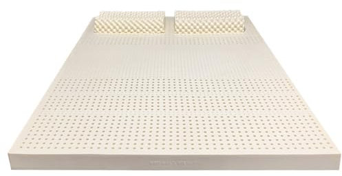 TFDRSEXVD Matratze aus 100% Naturlatex – weiche Körpermassagematratze – mittlere Festigkeit – 5,1 cm,Flat Type,80x230cm