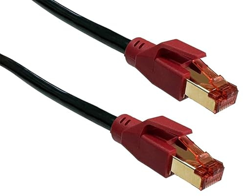 Beetronic CAT7 Externes Ethernet-Netzkabel-Patchkabel (10 m), Kupfer, für den Außenbereich, 10 GBPS, CAT 7
