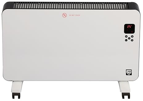 SHX Premium-Konvektorheizung 2000W mit LED Anzeige - Überhitzungsschutz/Temperaturbereich: 5-50 °C/Fernbedienung - Timer-Funktion/Leiser Betrieb