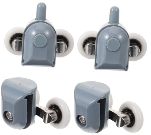 OSALADI 4stücke Laufrollen Für Duschtür Aus Glas Ersatzteile Für Schiebetüren Gleitrollen Für Badezimmer Duschtüren Duschtürrollen Aus Kunststoff Zubehör Für Duschtürbeschläge