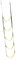Baoblaze Boat Rope Ladder Outdoor Climbing Ladders,Rope Boating Ladder Fishing Rope Ladder Marine Rope Ladder Swim Ladder for Canoeing, 133 cmx32 cm