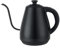 GSZCCZS Electric Kettle Swan Neck with Temperature Presets 1L Electric Teapot Drip Kettle Thermostat Heating Quick Kettle for Coffee and Tea,Frosted Silver (Matte Black) Full moon vision