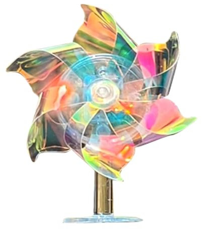 Motorradstrom kleine Windmühle, Pinwheel -LED -Dekoration, elektrischer Roller Windmühle, 5,5 x 3,5 x 8 cm Einfache Installation fördert Aktivitäten im Freien für Kid Bicycles Scooter