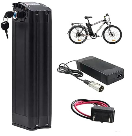 HJGHY 48v,20.8Ah, Wiederaufladbarer 36V 48V Lithium-Akku für E-Bikes, 13Ah 15Ah 18Ah 20Ah, inklusive Ladegerät und Griff für 250W-1000W E-Bike-Motoren