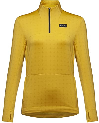 GORE WEAR Atmungsaktives Damen-Shirt, Everyday Thermo, Warmes Fleece-Funktionsshirt, Langärmlig, 1/4 Reißverschluss