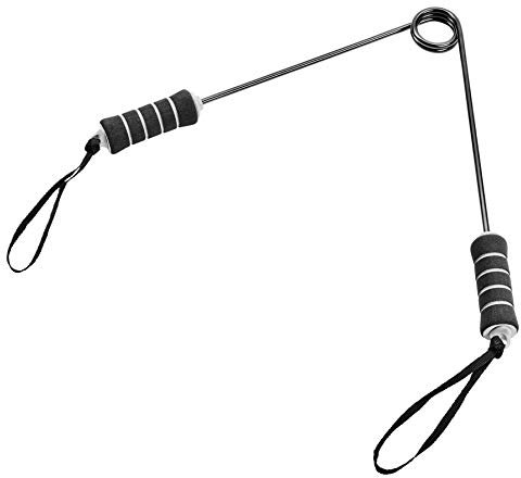 Bad Company Thai Master Königsfeder I Biegehantel mit Einer Biegekraft von 20 kg für Unterarm- und Oberarmtraining inkl. 8 mm Widerstandsfeder