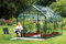 Vitavia Gewächshaus Diana - Ausführung:11500 ESG 3 mm Grün, Fläche:ca. 11,5 m², Fenster:4, Maße:263 x 445 cm, Sockel:255 x 441 cm,