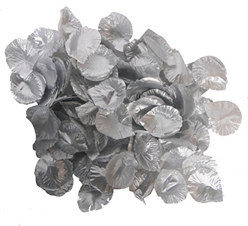 Deluxe Rose Petal Confetti - Silver