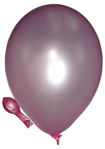 Belbal 25 Luftballons metallic rosa Qualitätsballons Ø ca. 27cm B85 (Standardgröße)