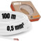 100 m Lapp 4510051 H05V-K 0.5 mm² White I Wiring Cable I Flexible Core Cable I PVC Single Core I Strand 0.5 mm² I Wiring