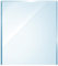 raik B40006 Kamin Glasplatte Rechteck inkl. Facette