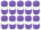 Gründl Wolle Lisa Premium uni - 10 x 50 g - Wolle zum Häkeln - Wolle zum Stricken - 100 % Polyacryl- Weich & Pflegeleicht- Nadelstärke 3,5-4,5 - Lila