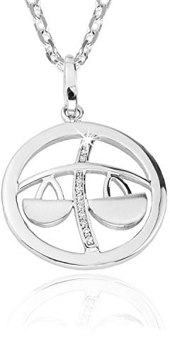 Silberkette Halskette 925 Silber mit Sternzeichen Tierkreiszeichen
