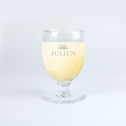 CADEAUX.COM - Verre Pastis Personnalisé avec Message - Verre à Ballon 16cl - Idée Cadeau Homme Original - Personnalisable pour Anniversaire, Fête des Pères, Noël