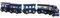 Le Toy Van - Cars & Construction - Twighlight. blue Train - London Train Set for 3 Year Old Boys and Girls -Compatible with all train sets - Role Play Toys - Girls and Boys Toys Age 3 +
