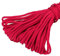 King of Trade Paracord 550 Fallschirmschnur Schnüre Nylonleine 4 mm stark, 5 m lang Farbe rot