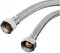 Tuyau flexible 3/8 x 3/8 pouce rallonge - tuyau blindé en acier inoxydable 500 mm - raccord pour robinet