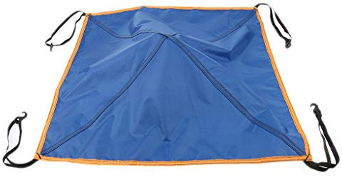 chiwanji Outdoor Camping Zelt Top Regenschutz Dach Entlüftung Square Cover Top Baldachin, Blau