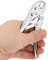 LANTRO JS 2 pezzi Pinze di bloccaggio, Chiave di serraggio a ganascia regolabile, Pinze di bloccaggio a ganascia piccole curve diritte, Lunghezza 125 mm, corta 110 mm, per rivettatura, saldatura
