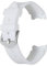 Kai Tian 22mm Silikon Universal Gebogene Enden Armband Weiß Uhrenarmband Für Männer Frauen