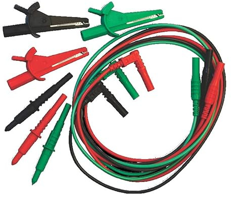 Di-Log Universal Multifunction Tester Lead 3 Wire Lead Set for Most Multi Function Installation Testers