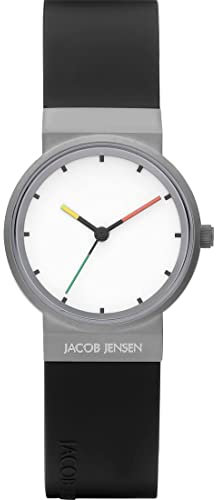 Jacob Jensen Damen-Uhren Analog Quarz One Size Schwarz 32020798