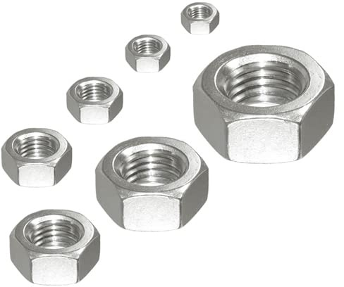 Muttern mit Linksgewinde, DIN 934, Edelstahl V2A - Sechskantmutter LINKS (M8, 10)