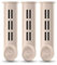 Dafi Water Bottle Filter Replacement 3-Pack by Joanna Krupa, Ideal for Soft and Solid Bottles | BPA-Free Water Filter, Eliminate The Taste and Smell of Chlorine – Beige