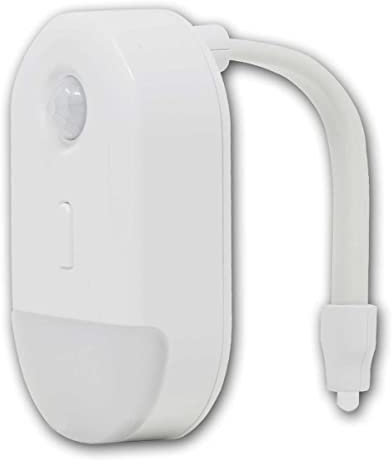 Star WC LED-Sensor-Nachtlicht mit Bewegungs- und Dämmerungssensor, warmweiß + RGB, inkl. flexiblen und biegbaren PVC-Hals