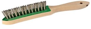 zeintra Kehlnahtbürste V4A glatt 3-reihig 0,3mm
