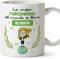 MUGFFINS Tazas Personalizadas para FUNCIONARIA mujer - En Español - Eres Mejor del Mundo - 11 oz / 330 ml - Regalo Personalizable original y divertido