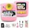 Gofunly Appareil Photo Instantané Enfant, 2.0 Pouces Appareils Photos Numériques Enfants avec Carte 32GB & Papier Photo, HD 1080P Camera Enfant, Noël Anniversaire Cadeau pour Filles Garçons 3-8 Ans