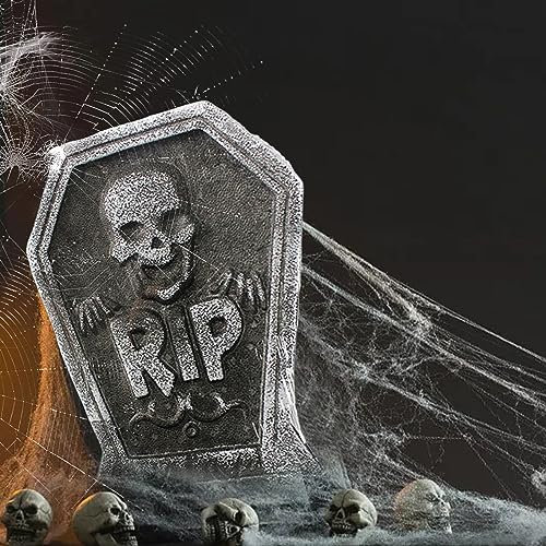 YWJewly Garten Engel Halloween Schaum Dekoration Garten Dekoration Plug In Bar Urlaub Requisiten Atmosphäre Veranstaltungsort Layout Marmorkies Groß (A, One Size)