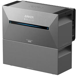 Anker SOLIX 2 Pro 0% VAT, Balkonkraftwerk mit Speicher, 3200Wh LiFePO4, 4 MPPTs 2400W Eingang, All-in-One Mikroinverter, bis 9,6kWh erweiterbar, 6000 Zyklen, Plug&Play