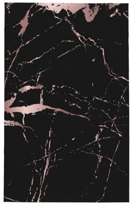 DADABULIU Kitchen Towel Rose Gold Black Marble Dish Cloth 16 x 26 Dish Towel for Drying Dishes Tea Towel Kitchen Decor with Hanging Loop Reusable Cleaning Cloth