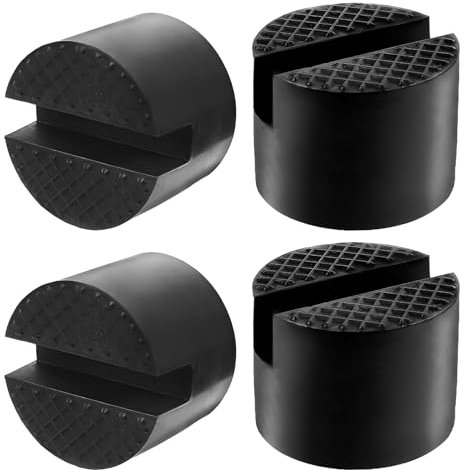 MOAZIFI Wagenheber Gummiauflage, 4 Stück Gummiauflage Wagenheber, Wagenheber Auflage, 50mm Durchmesser, Für Wagenheber Und Hebebühnen Rangierwagenheber, Für Die Schutz Von Den Wagenheber Kfz
